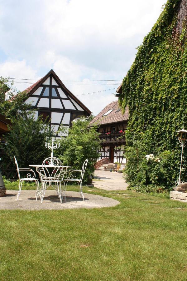 La Grange Aux Coqs Bed and Breakfast Ittenheim Exteriör bild