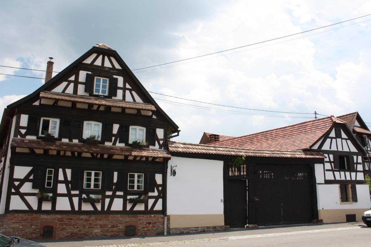 La Grange Aux Coqs Bed and Breakfast Ittenheim Exteriör bild