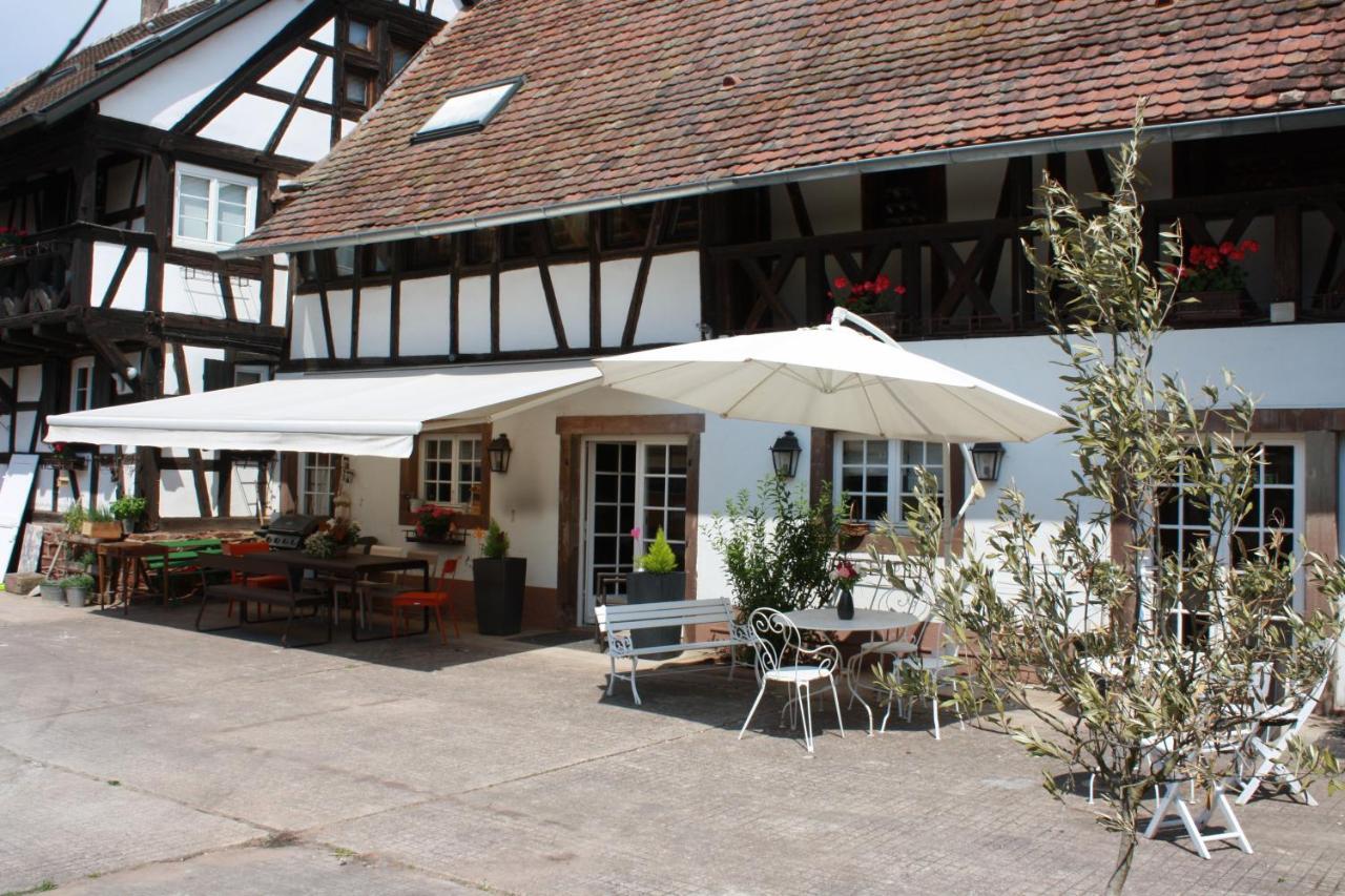 La Grange Aux Coqs Bed and Breakfast Ittenheim Exteriör bild