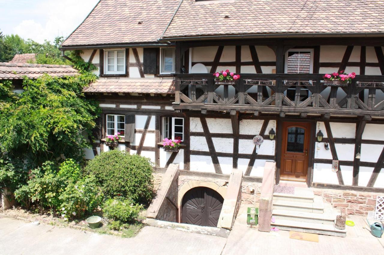 La Grange Aux Coqs Bed and Breakfast Ittenheim Exteriör bild